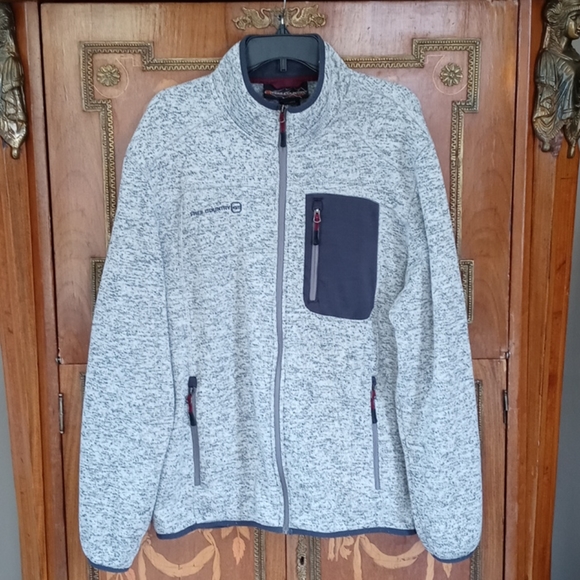 "0520 Free Country Men's Sweater Jacket - Picture 1 of 7